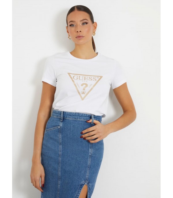 T-SHIRT GOLD TRIANGLE GUESS